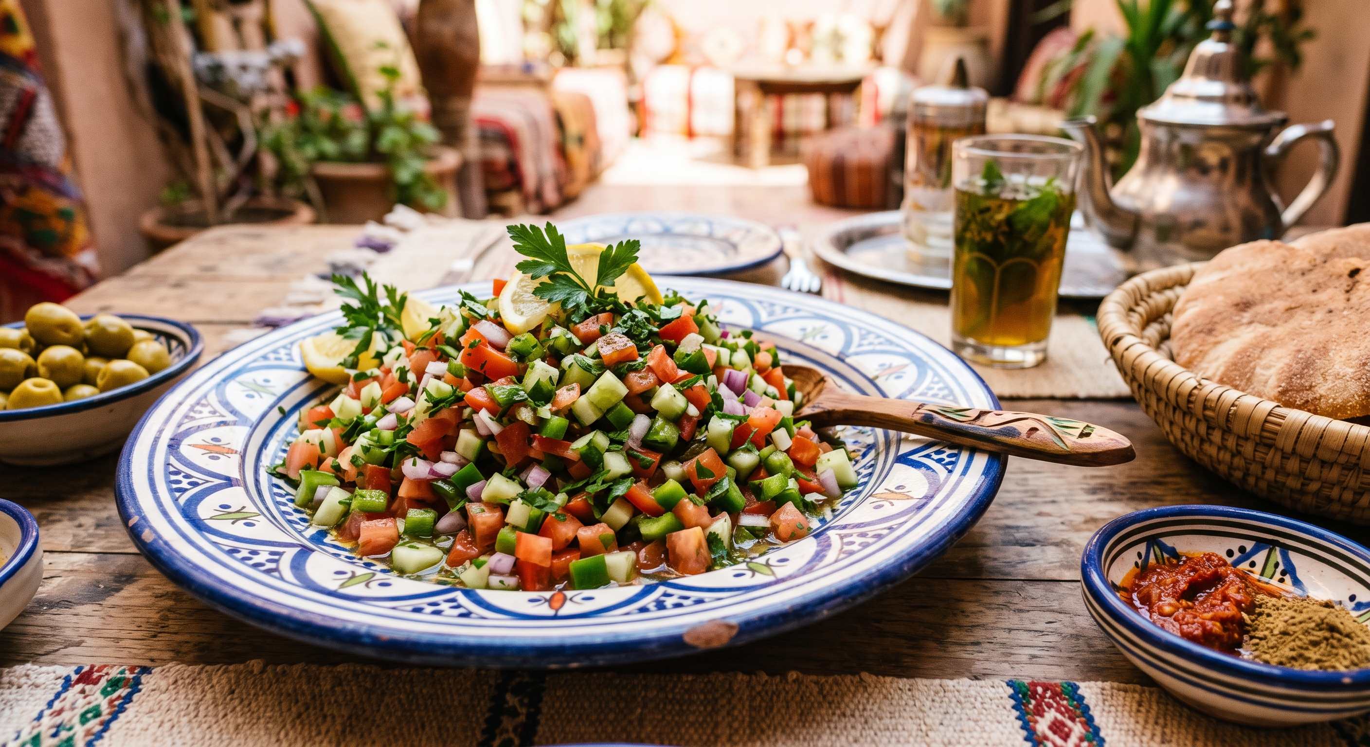 Salade Marocaine Fraîche : la Recette Facile et Authentique, Étape par Étape